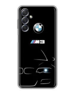 Чехол для Samsung Galaxy M54 (5G) с картинкой «Минималистичный принт BMW M3»