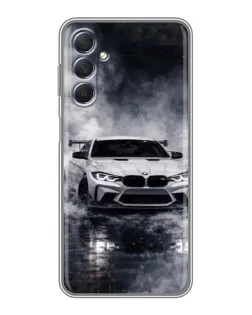 Чехол для Samsung Galaxy M54 (5G) с картинкой «BMW сквозь туман»