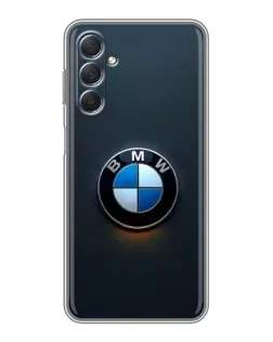 Чехол для Samsung Galaxy M54 (5G) с картинкой «Логотип BMW — минимализм»