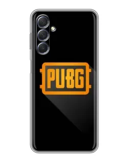 Чехол для Samsung Galaxy M54 (5G) с картинкой «PUBG — рамка лого»