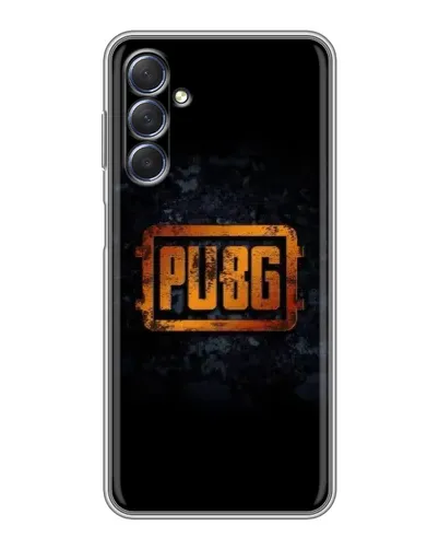 Чехол для Samsung Galaxy M54 (5G) с картинкой «PUBG — золотой логотип» Чехол для Samsung Galaxy M54 (5G) с картинкой «PUBG — золотой логотип»