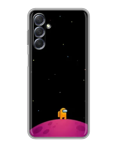 Чехол для Samsung Galaxy M54 (5G) с картинкой «Одинокий герой на планете»