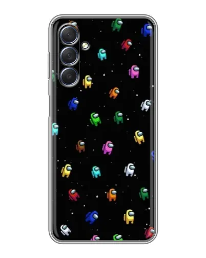 Чехол для Samsung Galaxy M54 (5G) с картинкой «Экипаж Among Us»