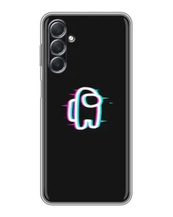 Чехол для Samsung Galaxy M54 (5G) с картинкой «Among Us неон»