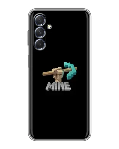 Чехол для Samsung Galaxy M54 (5G) с картинкой «Алмазная кирка»