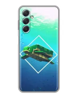 Чохол для Samsung Galaxy M54 (5G) з картинкою «Черепаха Minecraft»