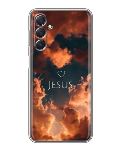 Чехол для Samsung Galaxy M54 (5G) с картинкой «Сияние Имени Jesus»