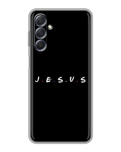 Чехол для Samsung Galaxy M54 (5G) с картинкой «Точки веры J.E.S.U.S.»