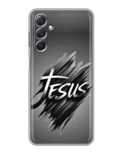 Чехол для Samsung Galaxy M54 (5G) с картинкой «Надпись Jesus Graffiti»