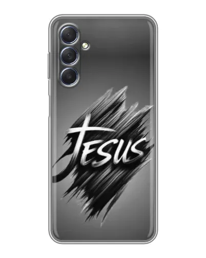 Чехол для Samsung Galaxy M54 (5G) с картинкой «Надпись Jesus Graffiti»