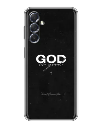 Чехол для Samsung Galaxy M54 (5G) с картинкой «GOD — Бог над всем»