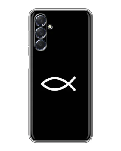 Чехол для Samsung Galaxy M54 (5G) с картинкой «Символ рыбы Jesus» Чехол для Samsung Galaxy M54 (5G) с картинкой «Символ рыбы Jesus»