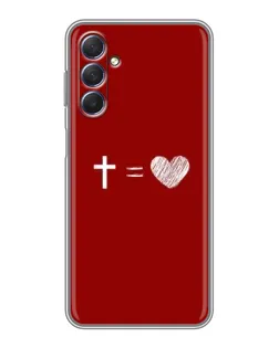 Чехол для Samsung Galaxy M54 (5G) с картинкой «Уравнение любви» Чехол для Samsung Galaxy M54 (5G) с картинкой «Уравнение любви»