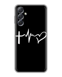 Чехол для Samsung Galaxy M54 (5G) с картинкой «Пульс веры» Чехол для Samsung Galaxy M54 (5G) с картинкой «Пульс веры»