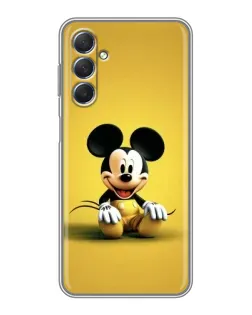 Чехол для Samsung Galaxy M54 (5G) с картинкой «Микки на желтом»