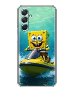 Чохол для Samsung Galaxy M54 (5G) з картинкою «Спанч Боб на гідроциклі» Чохол для Samsung Galaxy M54 (5G) з картинкою «Спанч Боб на гідроциклі»