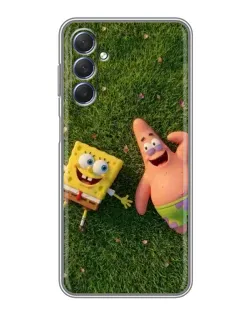 Чехол для Samsung Galaxy M54 (5G) с картинкой «Друзья на лужайке»