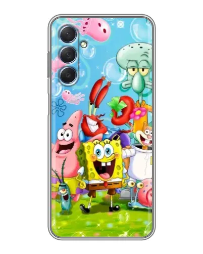 Чехол для Samsung Galaxy M54 (5G) с картинкой «Губка Боб и друзья» Чехол для Samsung Galaxy M54 (5G) с картинкой «Губка Боб и друзья»