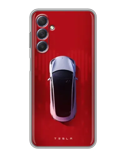 Чехол для Samsung Galaxy M54 (5G) с картинкой «Tesla Top View» Чехол для Samsung Galaxy M54 (5G) с картинкой «Tesla Top View»