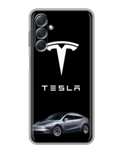 Чехол для Samsung Galaxy M54 (5G) с картинкой «Tesla Model Y» Чехол для Samsung Galaxy M54 (5G) с картинкой «Tesla Model Y»