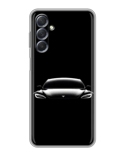Чехол для Samsung Galaxy M54 (5G) с картинкой «Фары Tesla Night» Чехол для Samsung Galaxy M54 (5G) с картинкой «Фары Tesla Night»