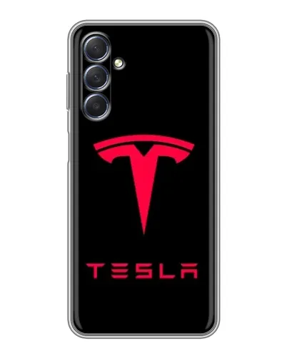 Чехол для Samsung Galaxy M54 (5G) с картинкой «Tesla Red Logo» Чехол для Samsung Galaxy M54 (5G) с картинкой «Tesla Red Logo»