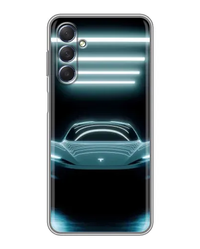 Чехол для Samsung Galaxy M54 (5G) с картинкой «Tesla в неоне» Чехол для Samsung Galaxy M54 (5G) с картинкой «Tesla в неоне»