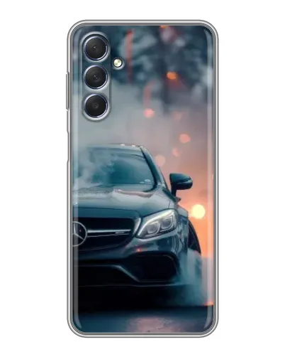 Чехол для Samsung Galaxy M54 (5G) с картинкой «Mercedes — ночной город» Чехол для Samsung Galaxy M54 (5G) с картинкой «Mercedes — ночной город»