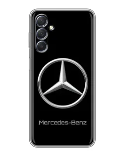 Чехол для Samsung Galaxy M54 (5G) с картинкой «Mercedes Silver Logo»