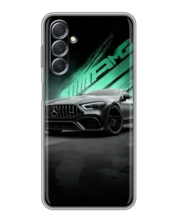 Чехол для Samsung Galaxy M54 (5G) с картинкой «Темный Mercedes AMG»