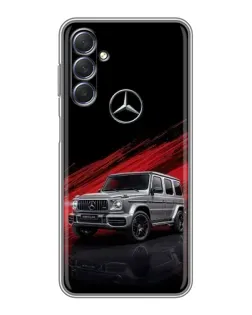 Чехол для Samsung Galaxy M54 (5G) с картинкой «Mercedes G-Class красный»