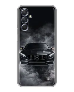 Чехол для Samsung Galaxy M54 (5G) с картинкой «Mercedes в дыму»