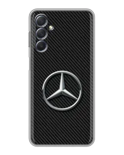 Чохол для Samsung Galaxy M54 (5G) з картинкою «Карбоновий Mercedes стиль»