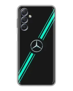 Чохол для Samsung Galaxy M54 (5G) з картинкою «Спортивні лінії Mercedes»