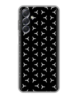 Чохол для Samsung Galaxy M54 (5G) з картинкою «Mercedes паттерн зірок»