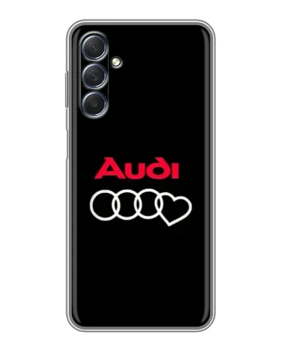 Чехол для Samsung Galaxy M54 (5G) с картинкой «Логотип Audi Heart»