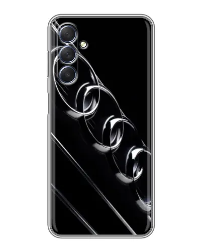 Чехол для Samsung Galaxy M54 (5G) с картинкой «Audi — абстрактные кольца»