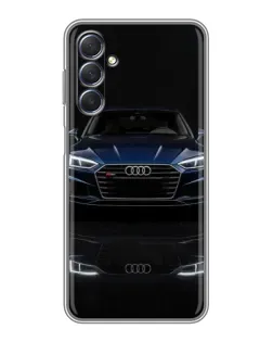 Чехол для Samsung Galaxy M54 (5G) с картинкой «Audi — ночное отражение»