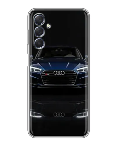 Чехол для Samsung Galaxy M54 (5G) с картинкой «Audi — ночное отражение»