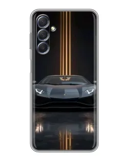 Чехол для Samsung Galaxy M54 (5G) с картинкой «Lamborghini золотые линии» Чехол для Samsung Galaxy M54 (5G) с картинкой «Lamborghini золотые линии»