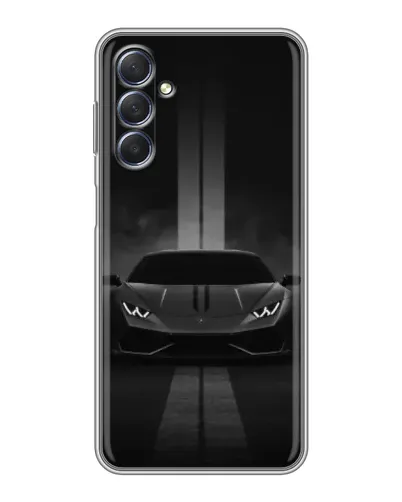 Чехол для Samsung Galaxy M54 (5G) с картинкой «Lamborghini симметрия дорог»
