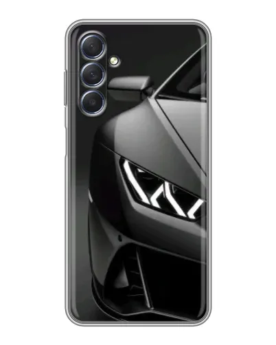 Чехол для Samsung Galaxy M54 (5G) с картинкой «Lamborghini фары детализация»