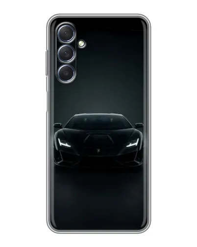 Чехол для Samsung Galaxy M54 (5G) с картинкой «Черный Lamborghini Aventador»