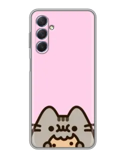 Чохол для Samsung Galaxy M54 (5G) з картинкою «Pusheen та печиво» Чохол для Samsung Galaxy M54 (5G) з картинкою «Pusheen та печиво»