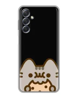 Чехол для Samsung Galaxy M54 (5G) с картинкой «Пушин на черном»