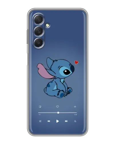 Чехол для Samsung Galaxy M54 (5G) с картинкой «Музыкальный Stitch»