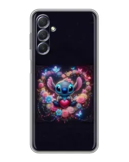 Чехол для Samsung Galaxy M54 (5G) с картинкой «Stitch в цветах» Чехол для Samsung Galaxy M54 (5G) с картинкой «Stitch в цветах»