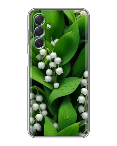 Чохол для Samsung Galaxy M54 (5G) з картинкою «Конвалії в зелені»