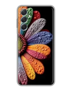 Чохол для Samsung Galaxy M54 (5G) з картинкою «Райдужна квітка»