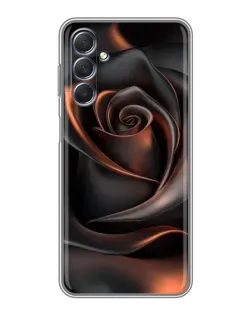 Чохол для Samsung Galaxy M54 (5G) з картинкою «Шовкова чорна троянда»